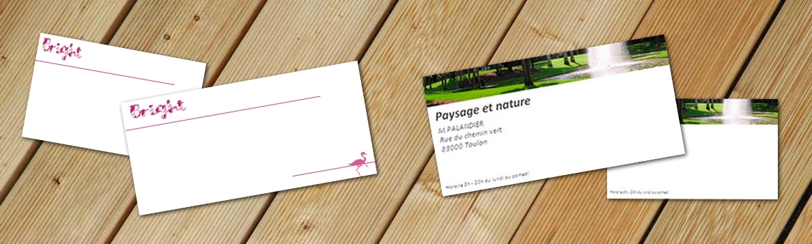 carte courrier impression