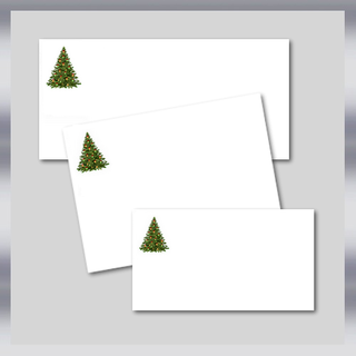 Enveloppe sapin de noel