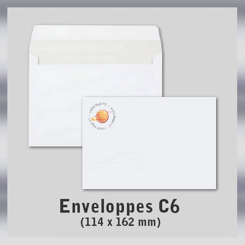 Enveloppe C6 114x162 mm