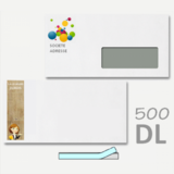 500 enveloppes DL 110x220