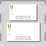 Champagne carte correspondance