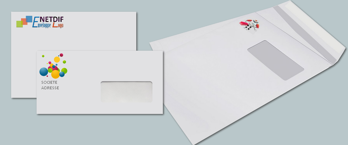 Enveloppe personnaliser avec logo